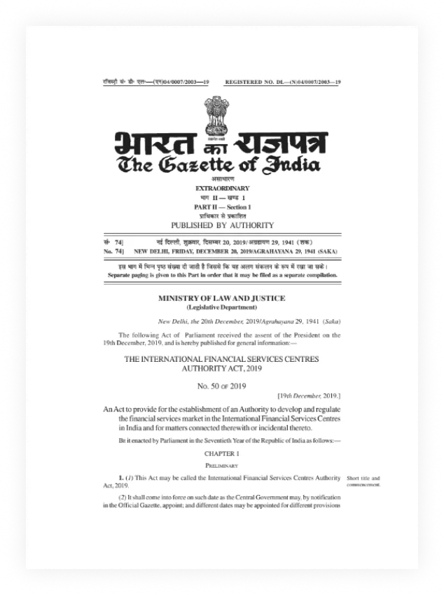 Read more about the article IFSCA